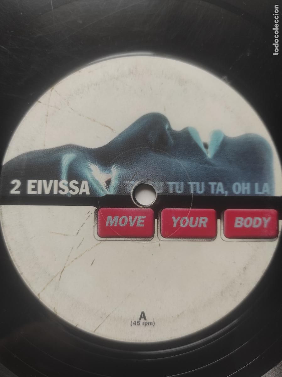 Discos de vinilo: 2 EIVISSA / MOVE YOUR BODY / MAXI-SINGLE 12 - Foto 1