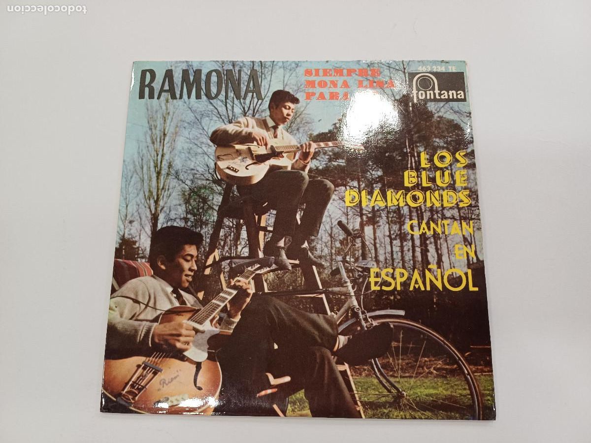 Discos de vinilo: LOS BLUE DIAMONDS/RAMONA/SINGLE. - Foto 1