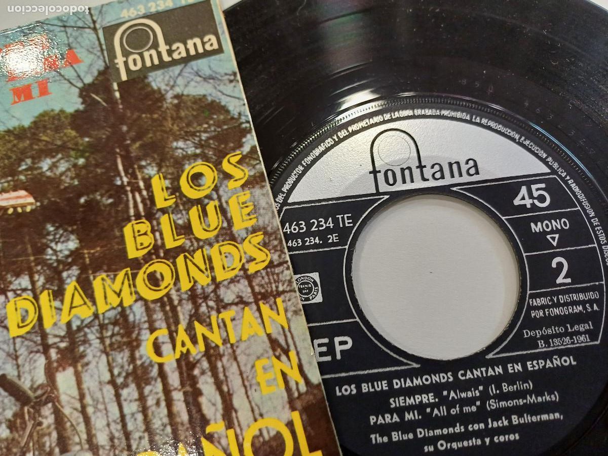Discos de vinilo: LOS BLUE DIAMONDS/RAMONA/SINGLE. - Foto 2