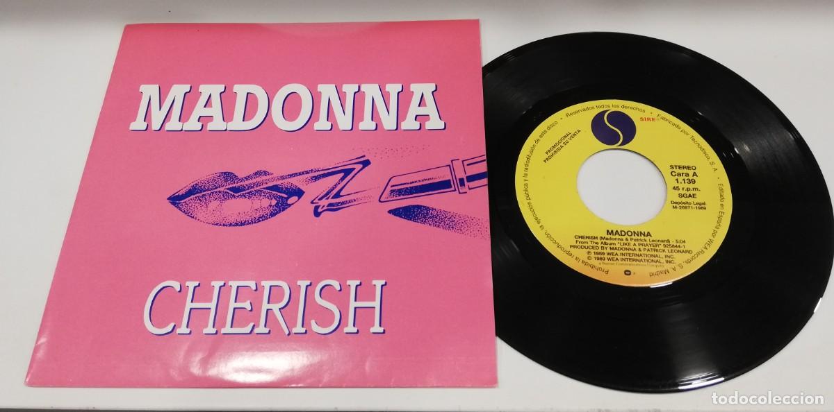 Discos de vinilo: MOST-Madonna - Cherish (7&rdquo;, Single, Promo) - Foto 1