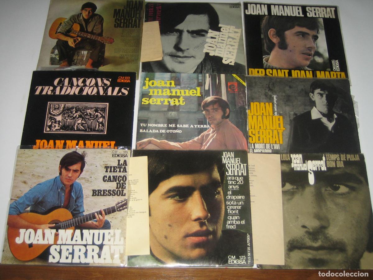 Discos de vinilo: DISCOFERTA - EP/SINGLE - JOAN MANUEL SERRAT - LOTE DE 9 - Foto 1