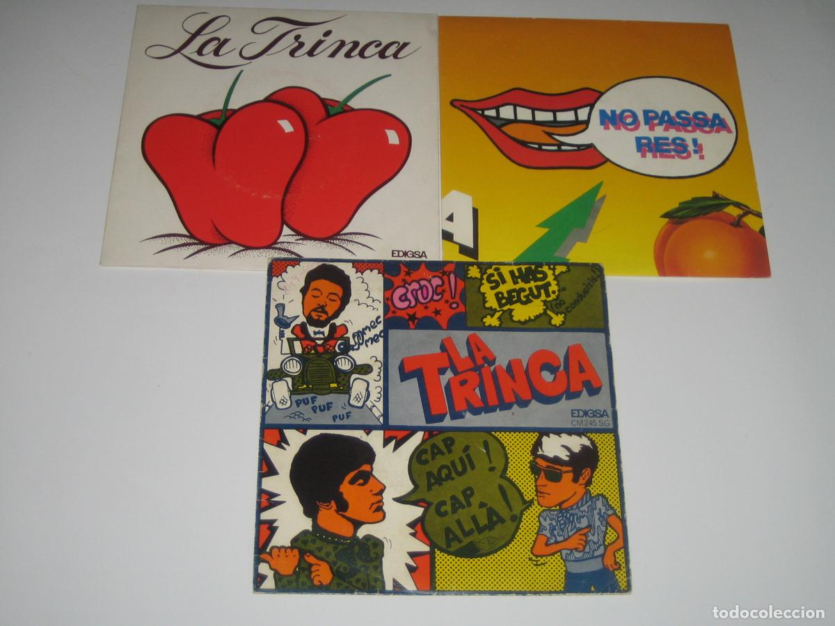 Discos de vinilo: DISCOFERTA - EP/SINGLE - LA TRINCA - LOTE DE 3 - Foto 1