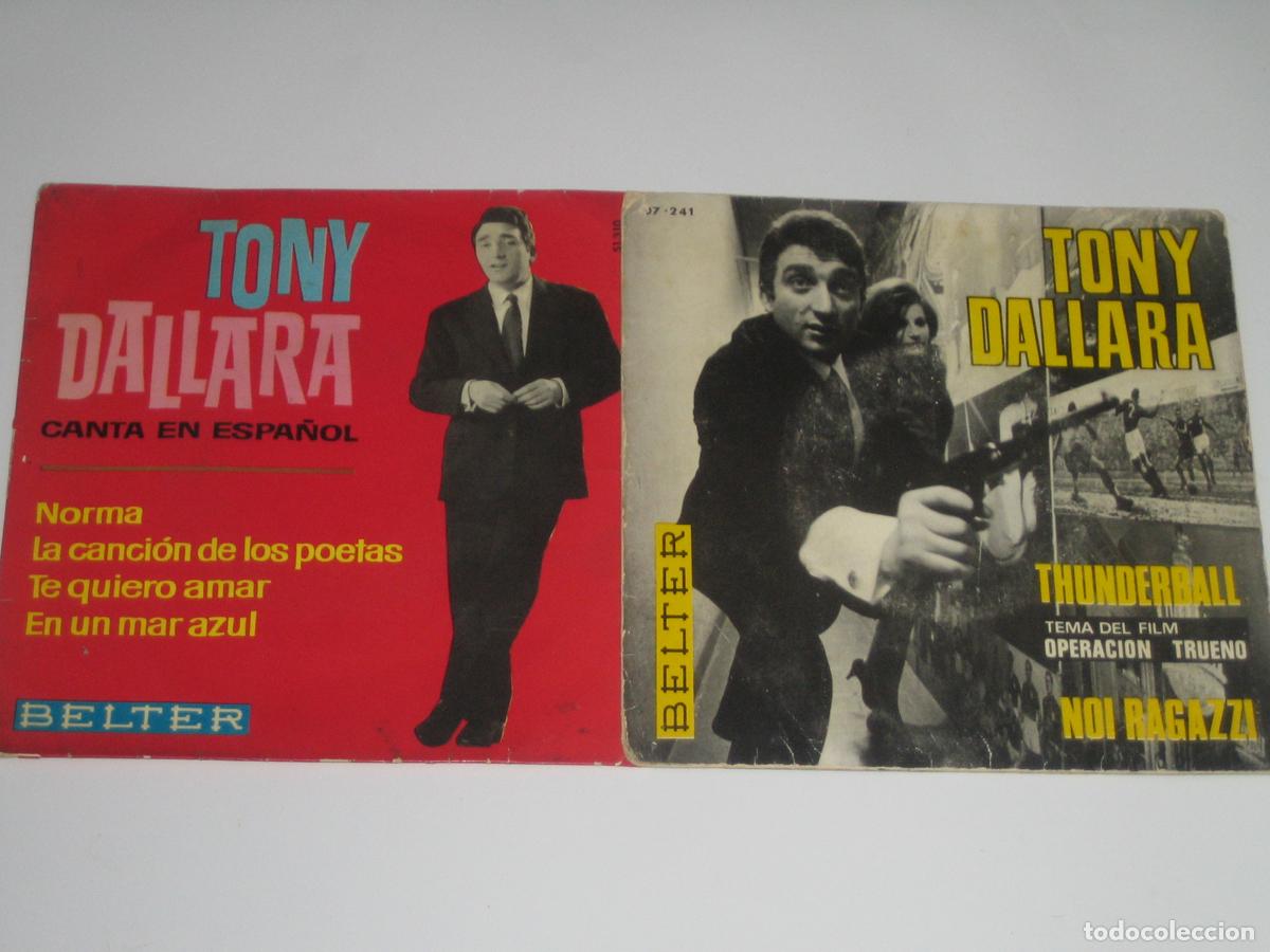 Discos de vinilo: DISCOFERTA - EP/SINGLE - TONY DALLARA - LOTE DE DOS - Foto 1