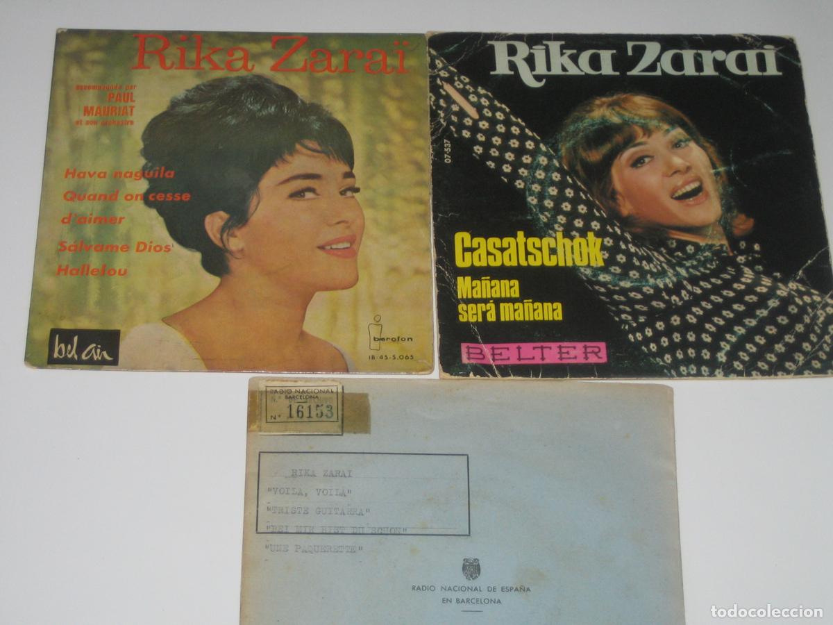 Discos de vinilo: DISCOFERTA - EP/SINGLE - RIKA ZARAI - LOTE DE 3 - Foto 1