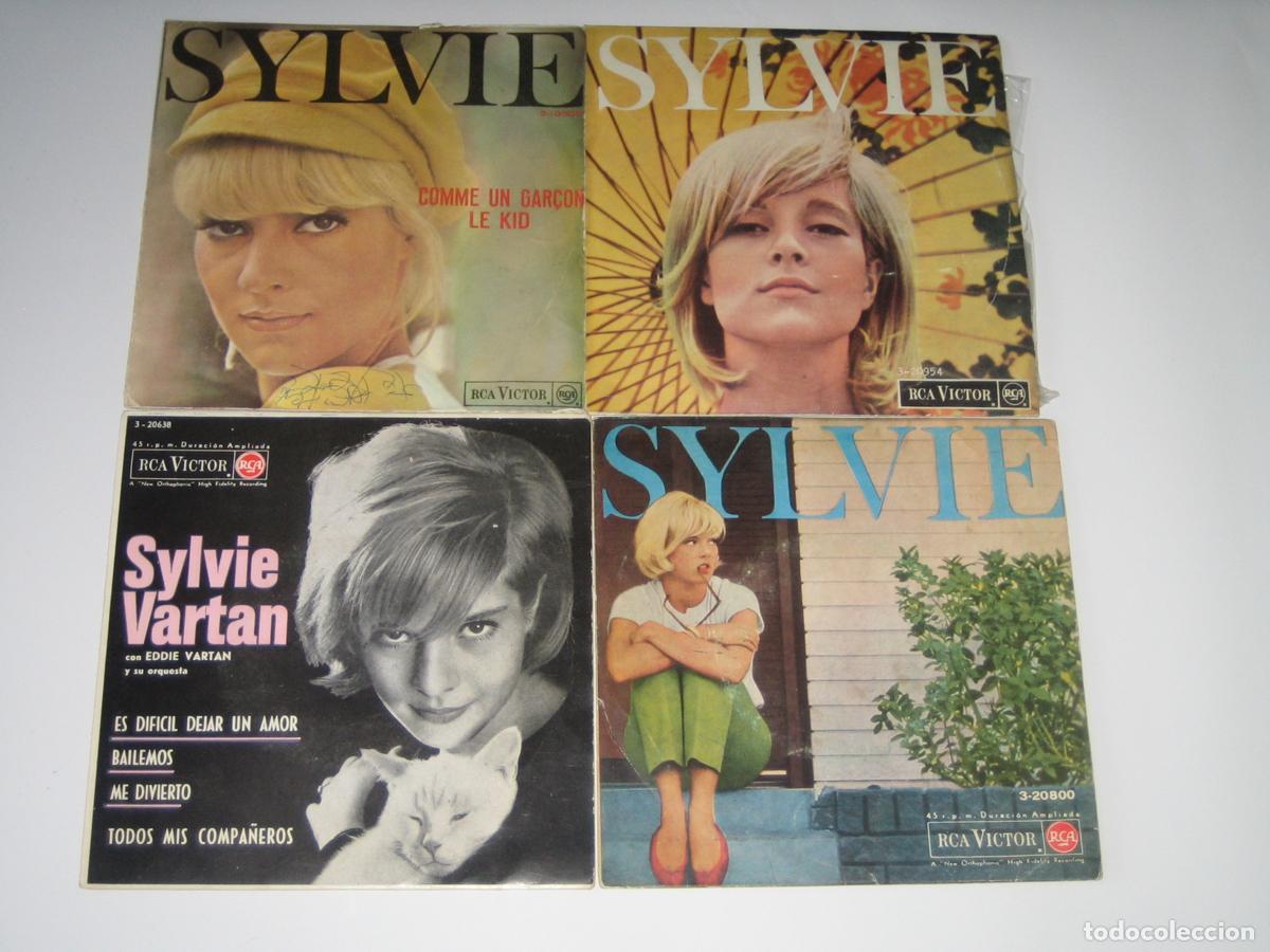 Discos de vinilo: DISCOFERTA - EP/SINGLE - SYLVIE VARTAN - LOTE DE 4 - Foto 1