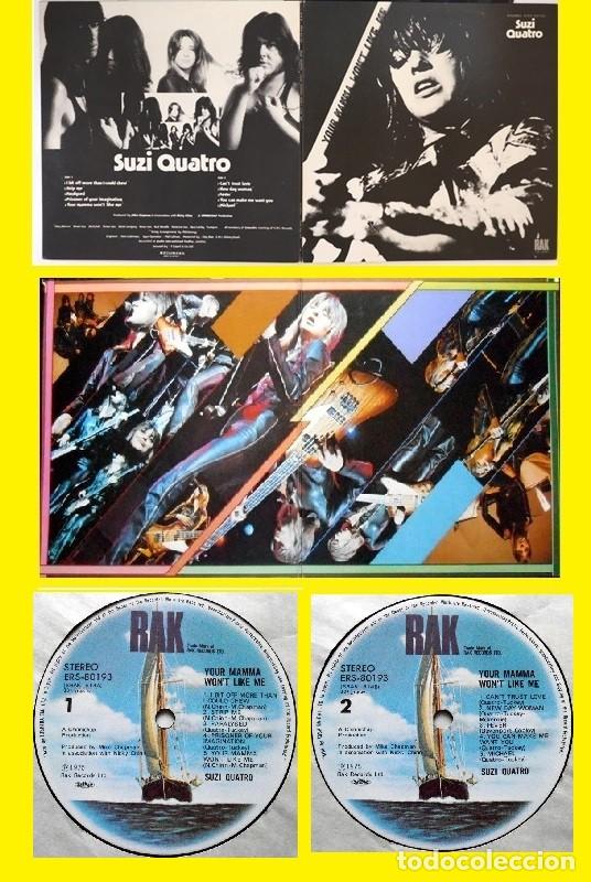 Discos de vinilo: SUZI QUATRO, Your Mamma Won't Like 74 HARD GLAM, RARA EDIC JAPAN, SUPER DOBLE CARPETA TODO EX