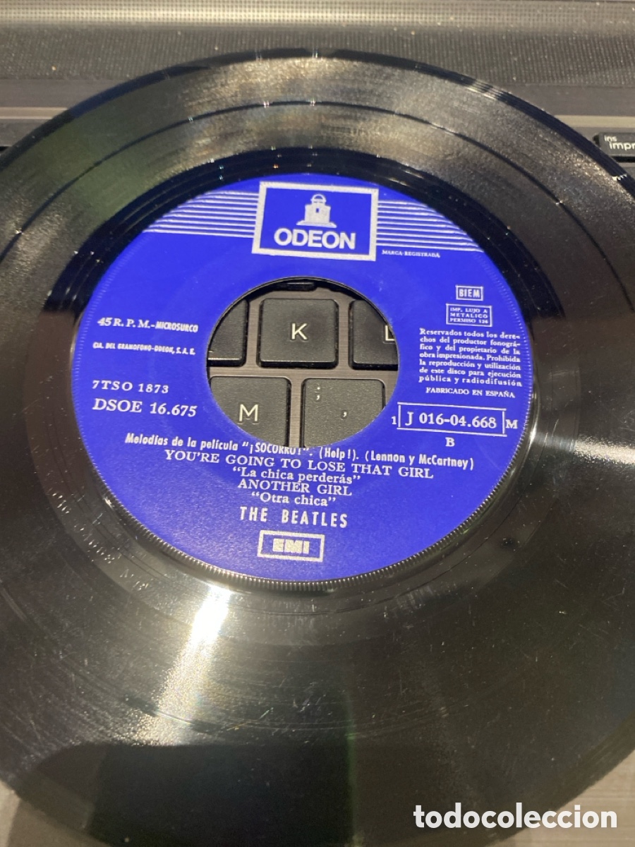 Discos de vinilo: THE BEATLES - HELP + 3 EP SPAIN 1965 - Foto 3
