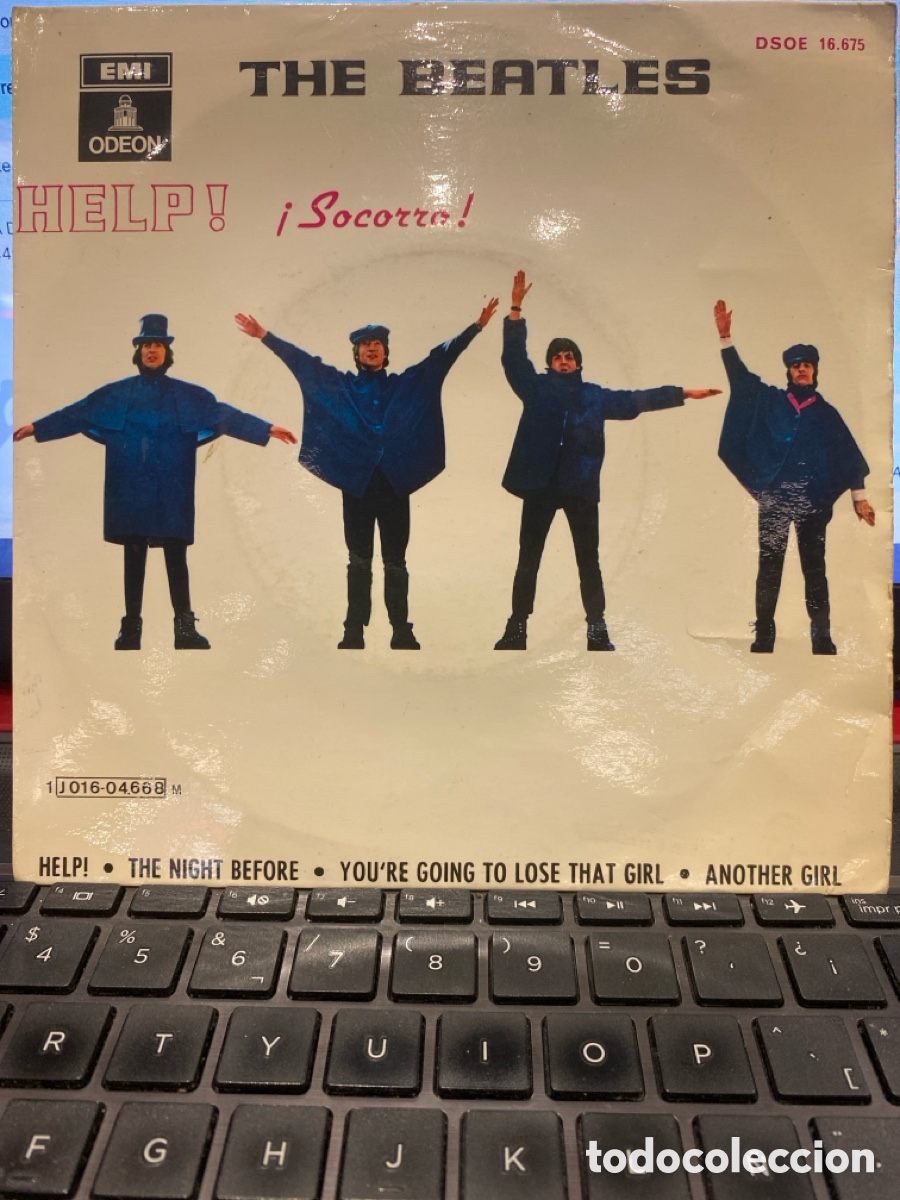Discos de vinilo: THE BEATLES - HELP + 3 EP SPAIN 1965 - Foto 1
