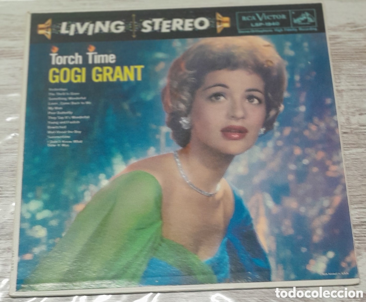 Discos de vinilo: GOGI GRANT - TORCH TIME - RCA USA - Foto 1