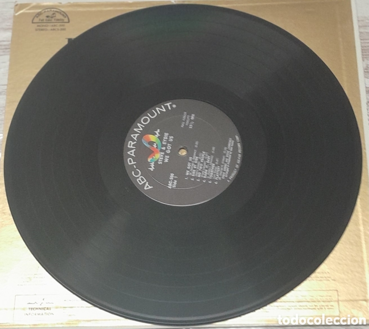 Discos de vinilo: STEVE & EYDIE - WE GOT US - ABC-PARAMOUNT USA - Foto 3
