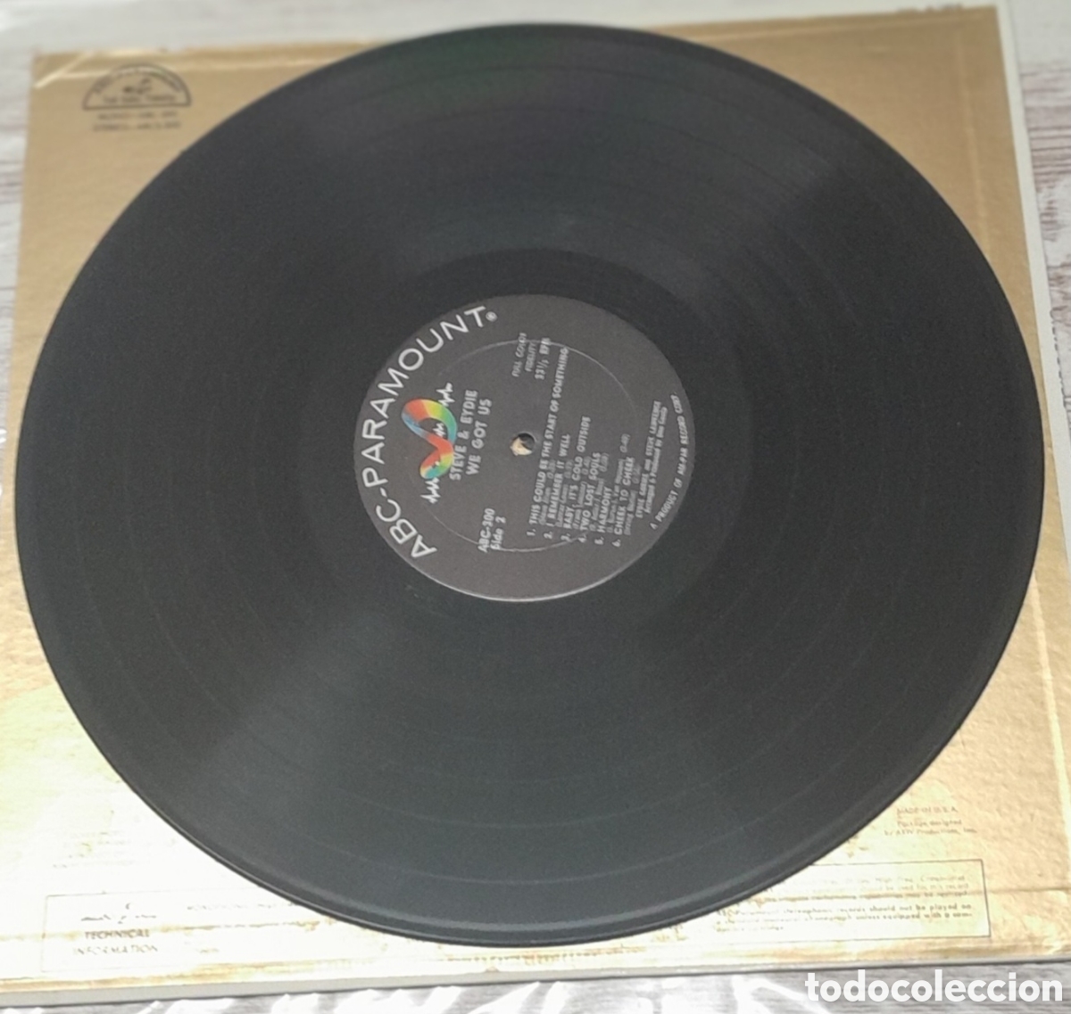 Discos de vinilo: STEVE & EYDIE - WE GOT US - ABC-PARAMOUNT USA - Foto 4