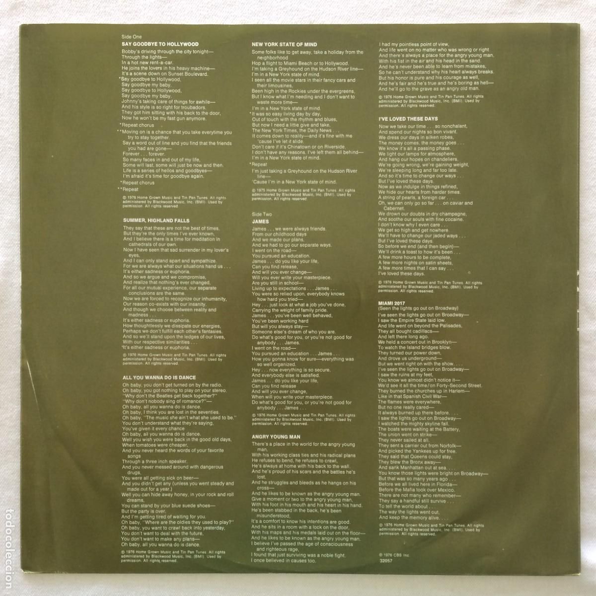 Discos de vinilo: Billy Joel &lrm;&ndash; Turnstiles Holanda 1982 CBS - Foto 4