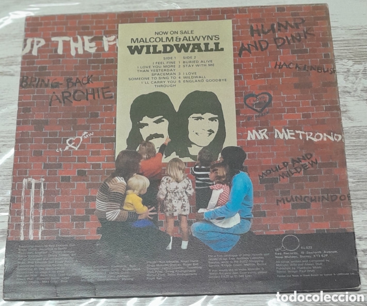 Discos de vinilo: WILDWALL - MALCOM & ALQYN - KEY RECORDS - ENGLAND - Foto 2