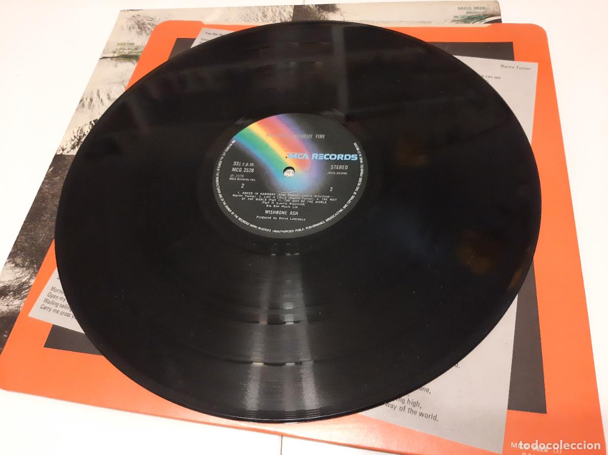 Discos de vinilo: WISHBONE ASH -NO SMOKE WITHOUT FIRE- (1978) LP DISCO VINILO - Foto 8