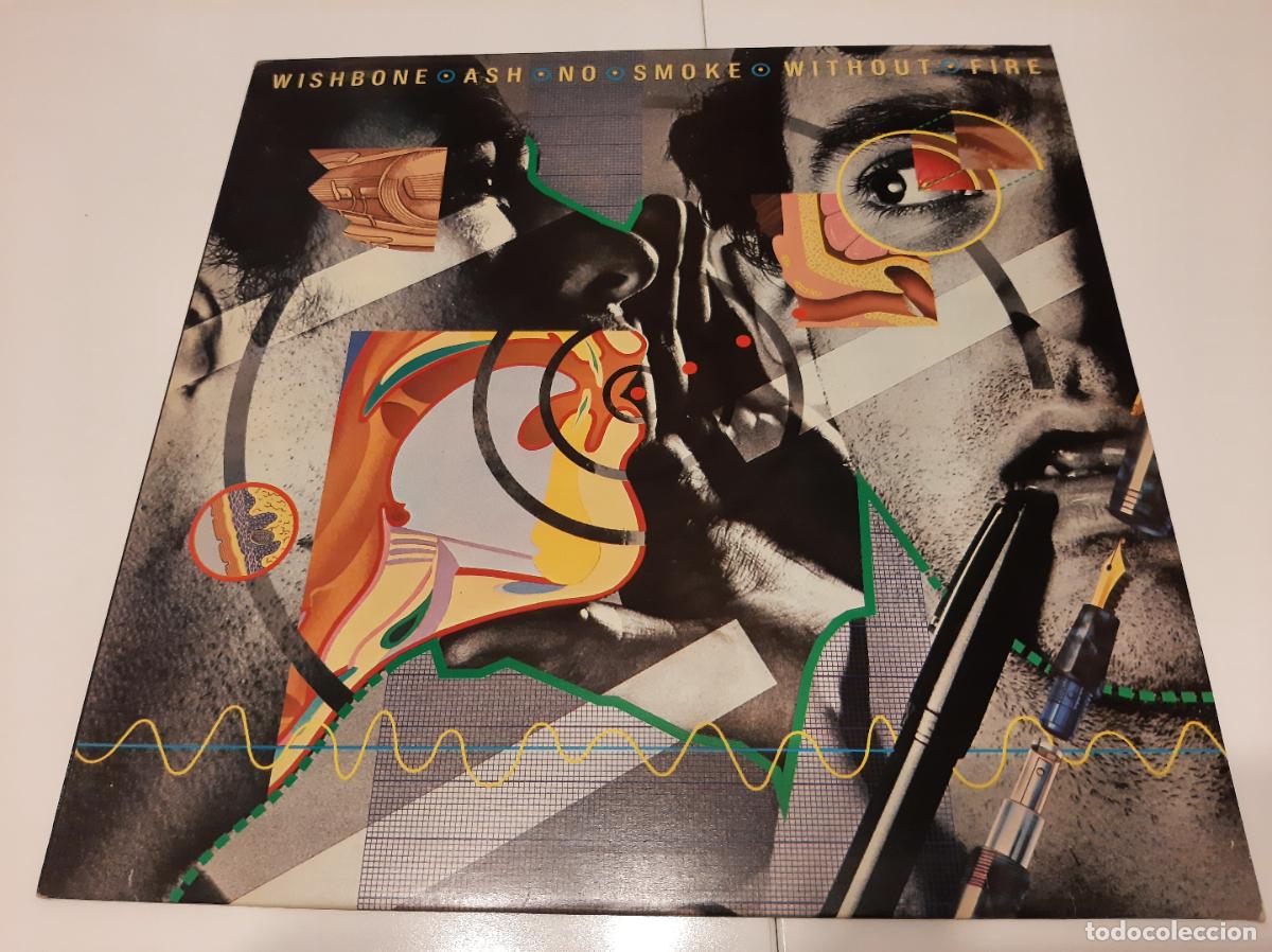 Discos de vinilo: WISHBONE ASH -NO SMOKE WITHOUT FIRE- (1978) LP DISCO VINILO - Foto 1