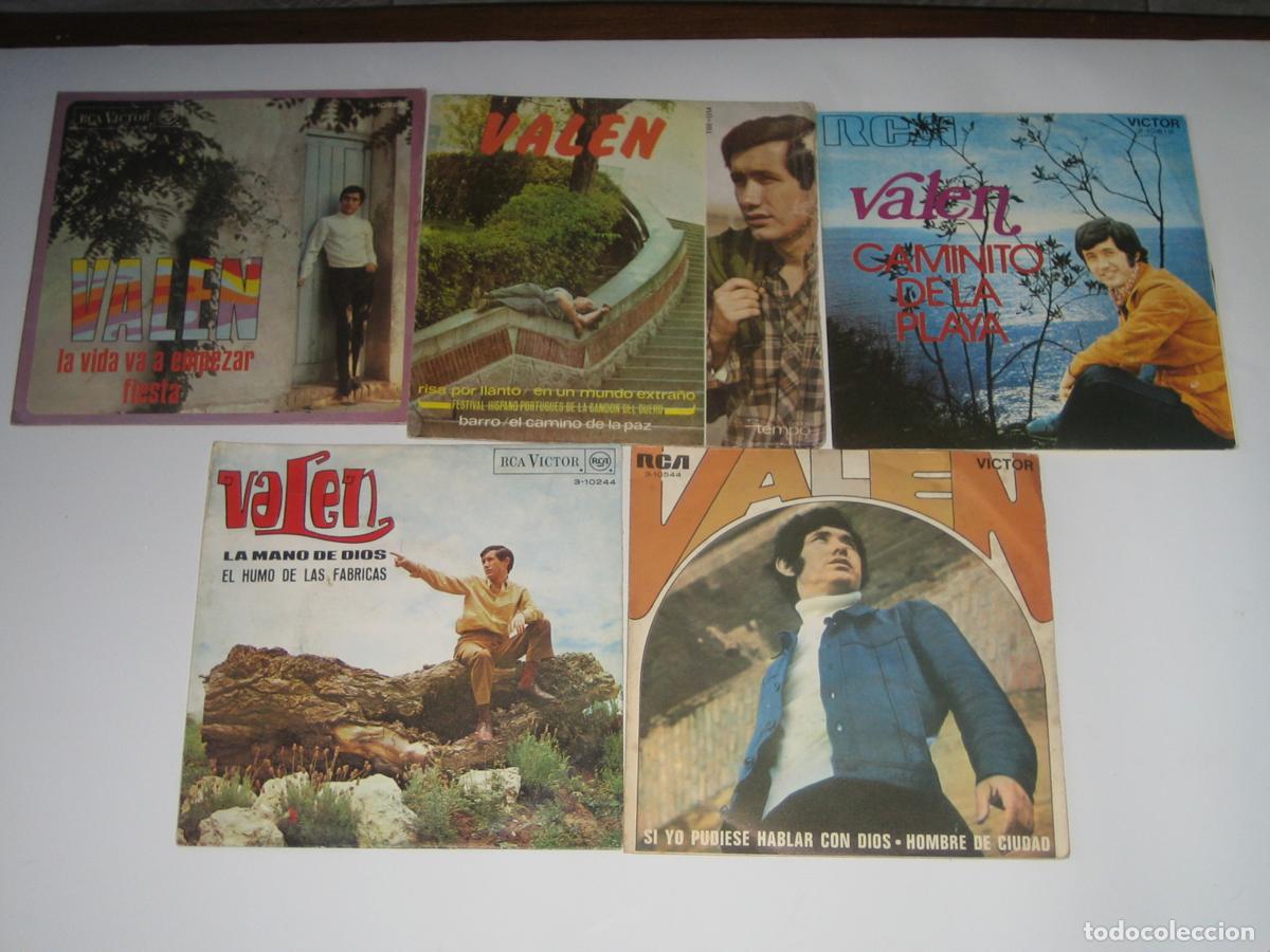 Discos de vinilo: DISCOFERTA - EP/SINGLE - VALEN - LOTE DE 5 - Foto 1