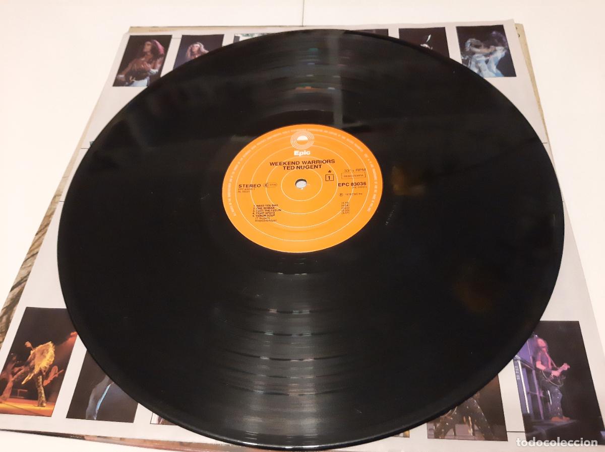 Discos de vinilo: TED NUGENT -WEEKEND WARRIORS- (1978) LP DISCO VINILO - Foto 10