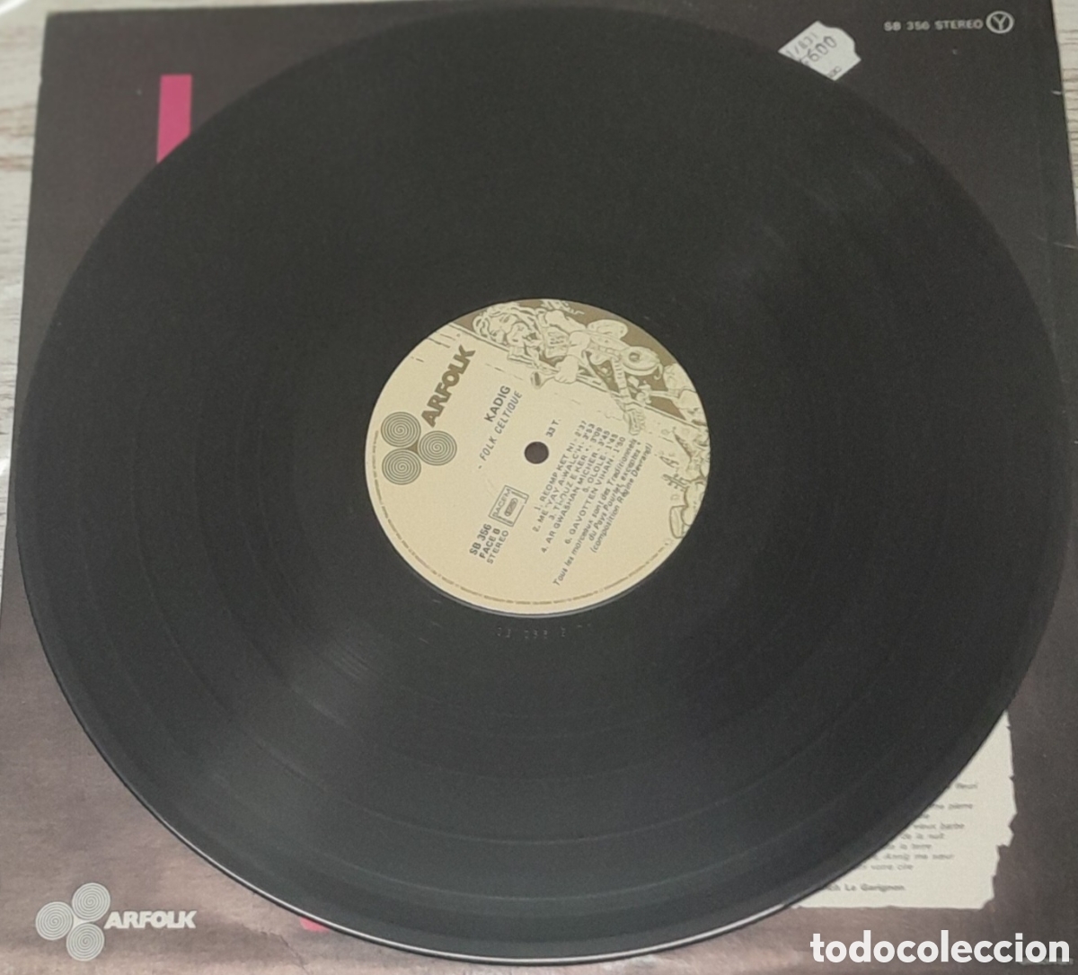 Discos de vinilo: KADIG - FOLK CELTIQUE - ARFOLK - Foto 3