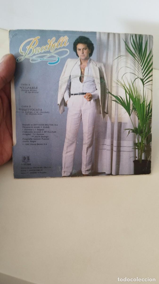 Discos de vinilo: Bacchelli &ndash; Culpable. Single 7&rdquo;. - Foto 2