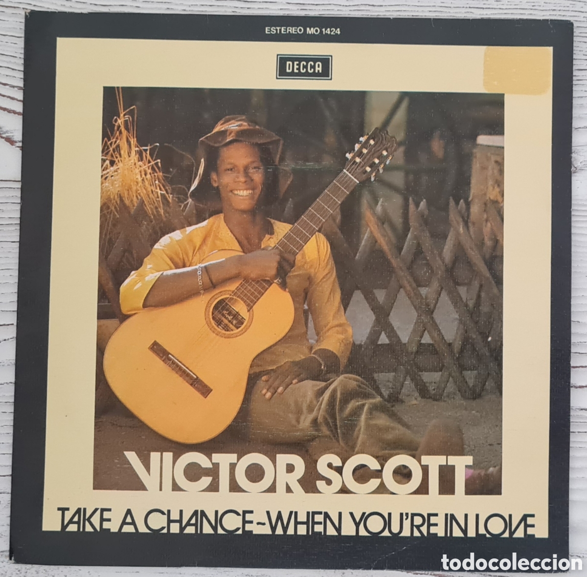 Discos de vinilo: SINGLE - VICTOR SCOTT - TAKE A CHANCE - 1974 - Foto 1