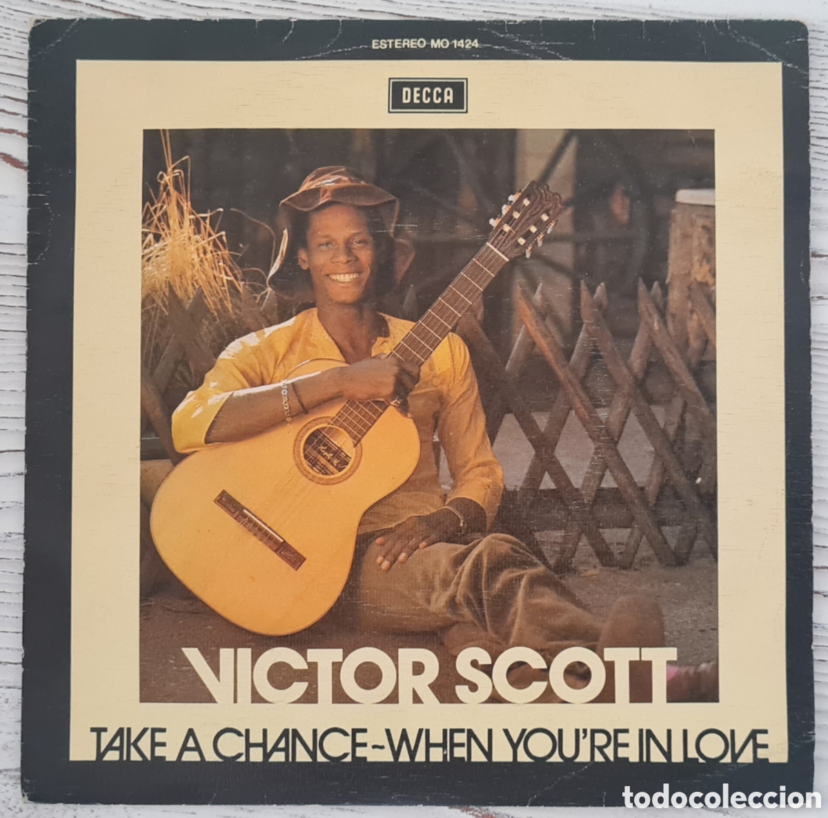 Discos de vinilo: SINGLE - VICTOR SCOTT - TAKE A CHANCE - 1974 - Foto 1