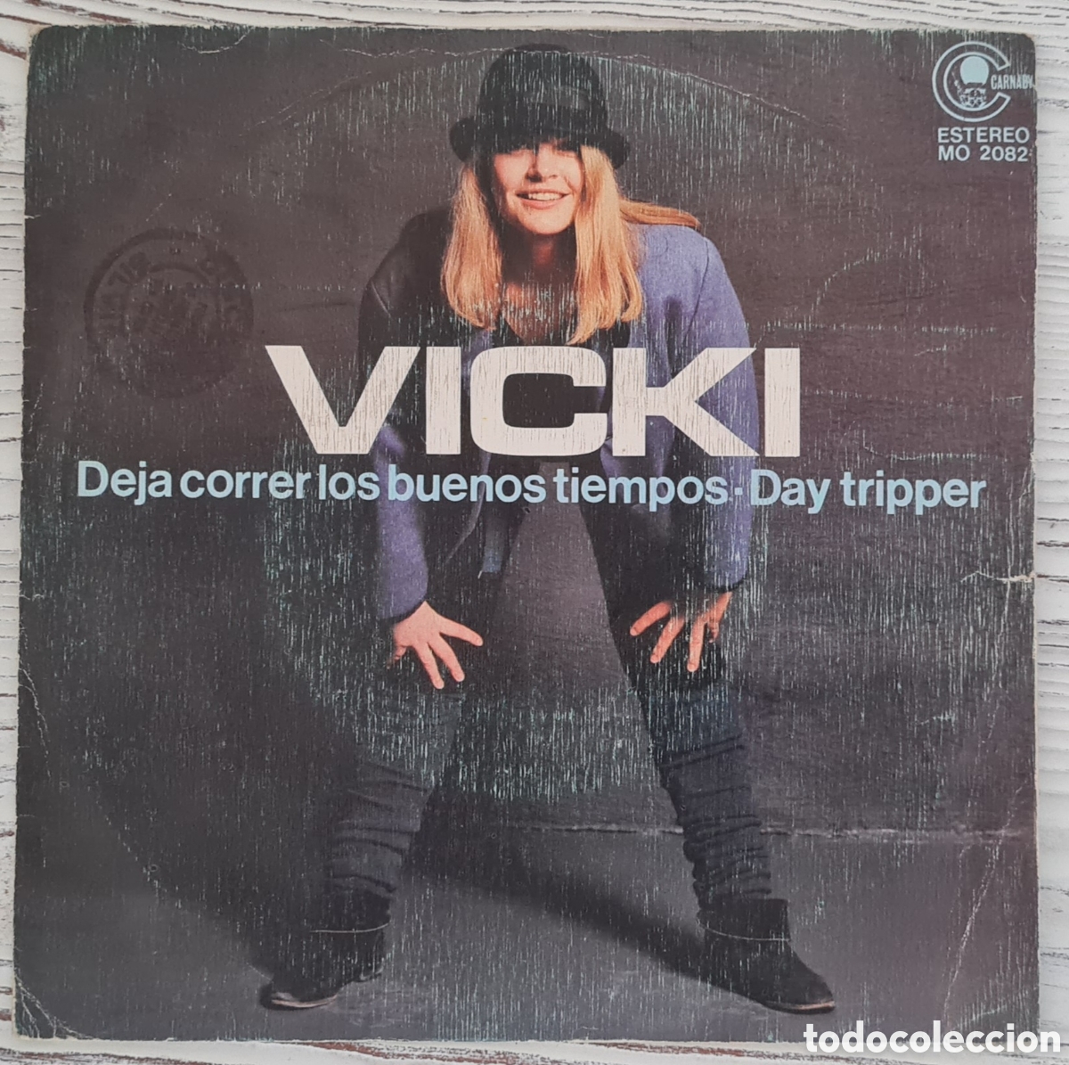Discos de vinilo: SINGLE - VICKI - DEJA CORRER LOS BUENOS TIEMPOS - 1981 - Foto 1