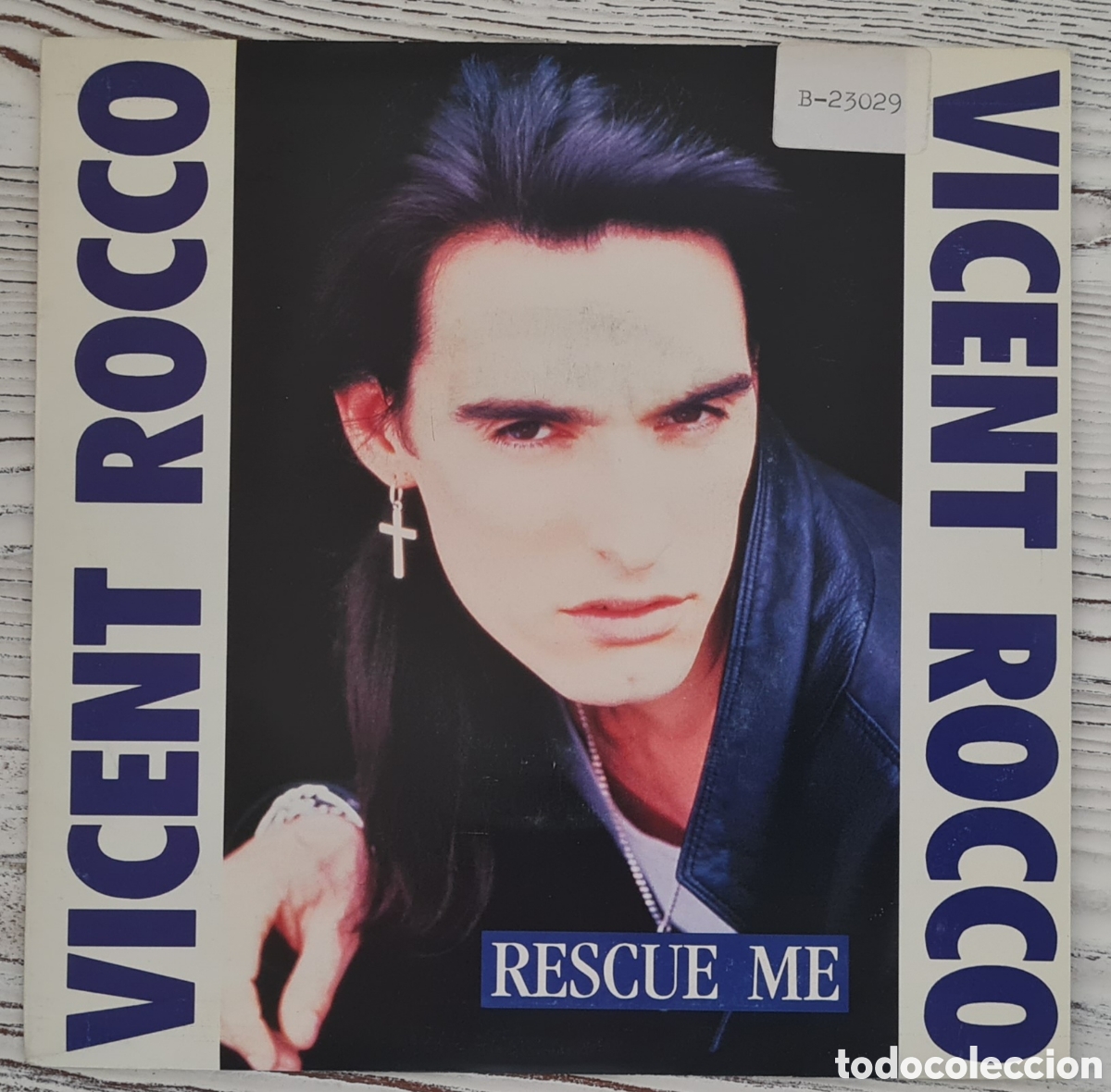 Discos de vinilo: SINGLE - VICENT ROCCO - RESCUE ME - 1992 - Foto 1