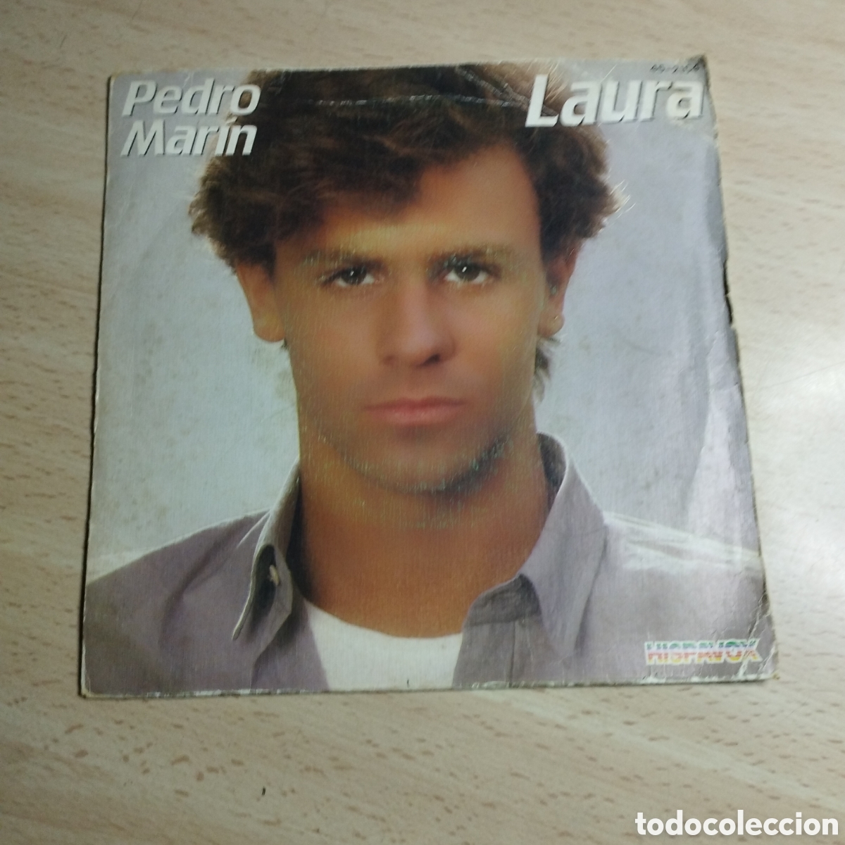 Discos de vinilo: Single 7&rdquo; Pedro Mar&iacute;n 1981 Laura + 1,2,3. - Foto 1
