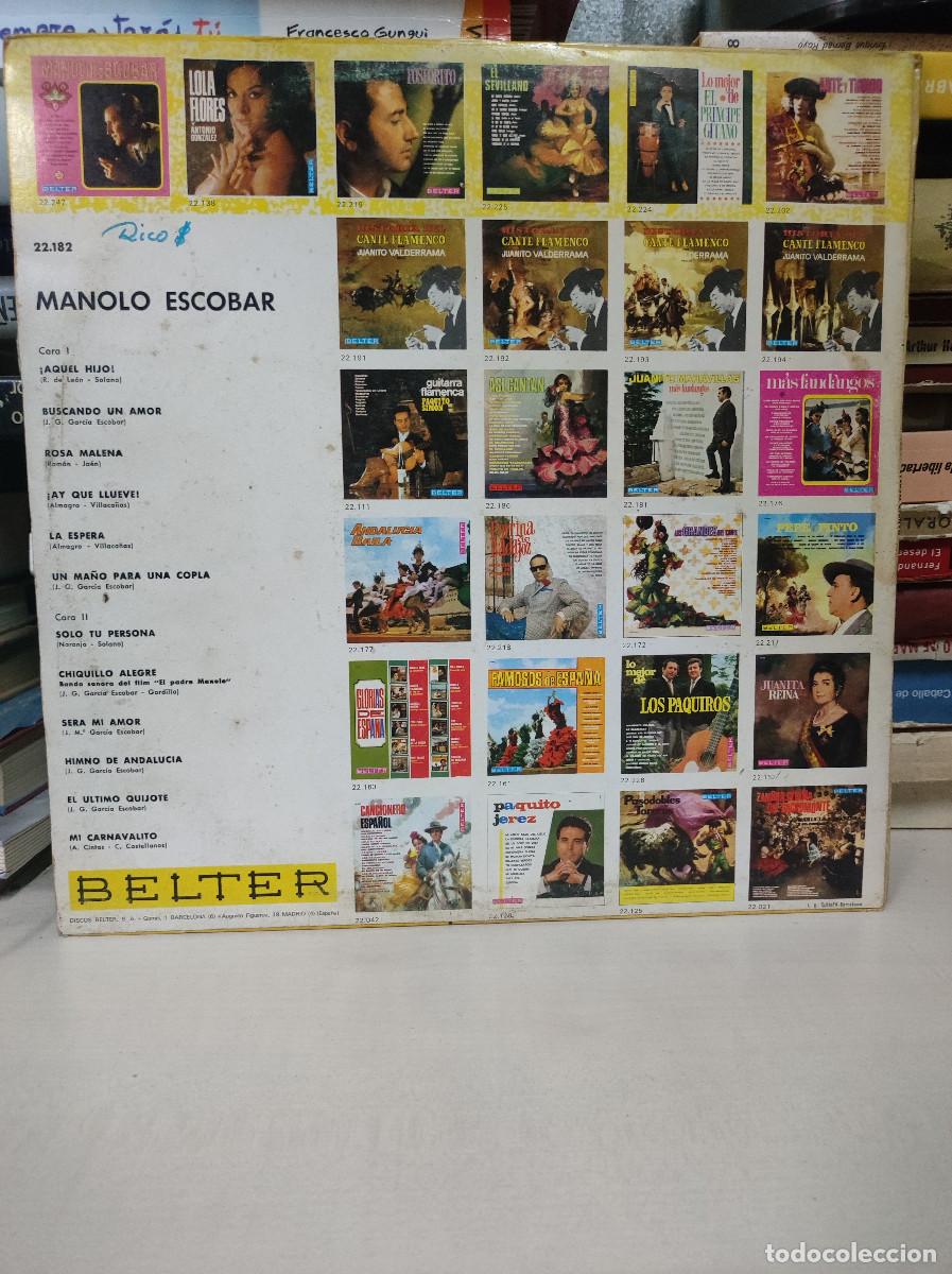 Discos de vinilo: Manolo Escobar &ndash; Manolo Escobar - Foto 2