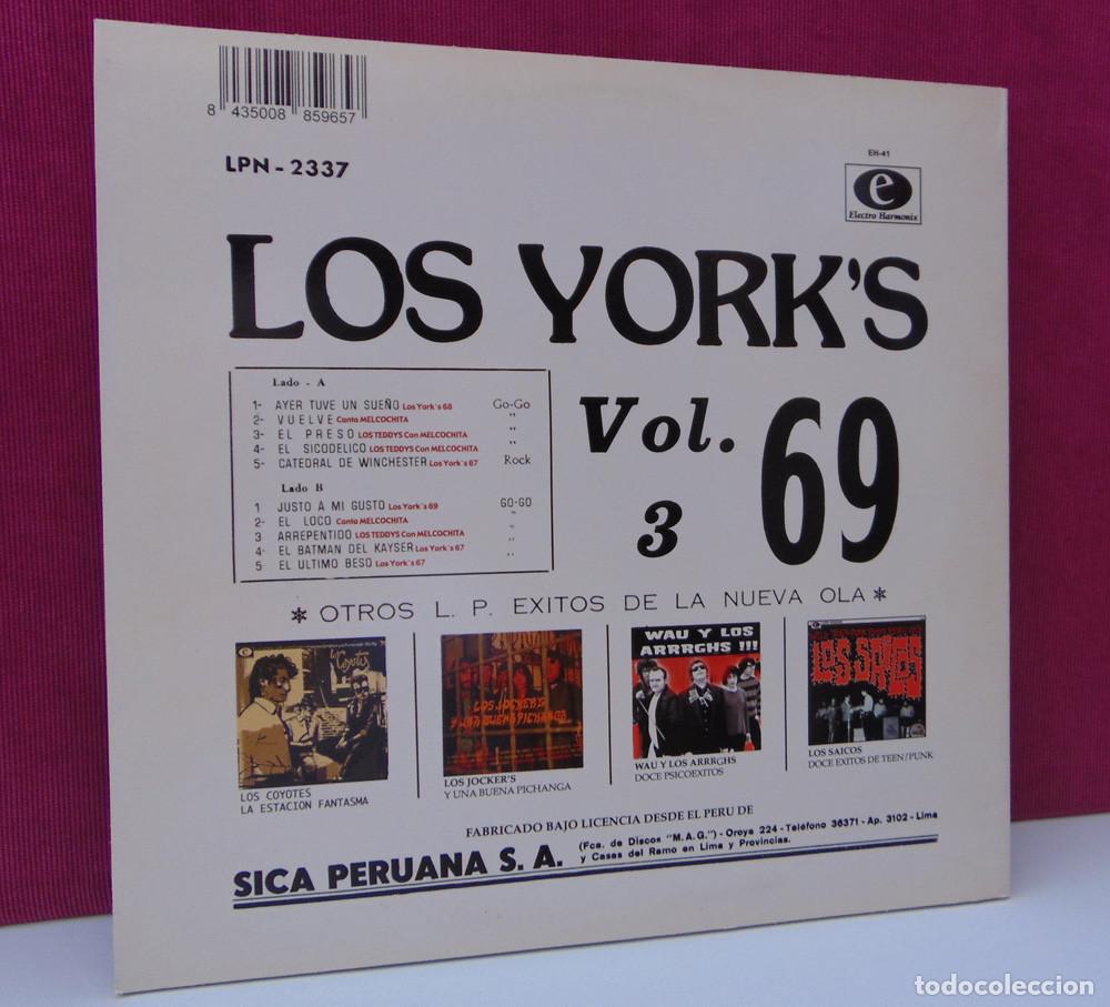 Discos de vinilo: Los Yorks &ndash; 69 (Vol.3) - LP 10 ELECTRO HARMONIX 2010 - Foto 2
