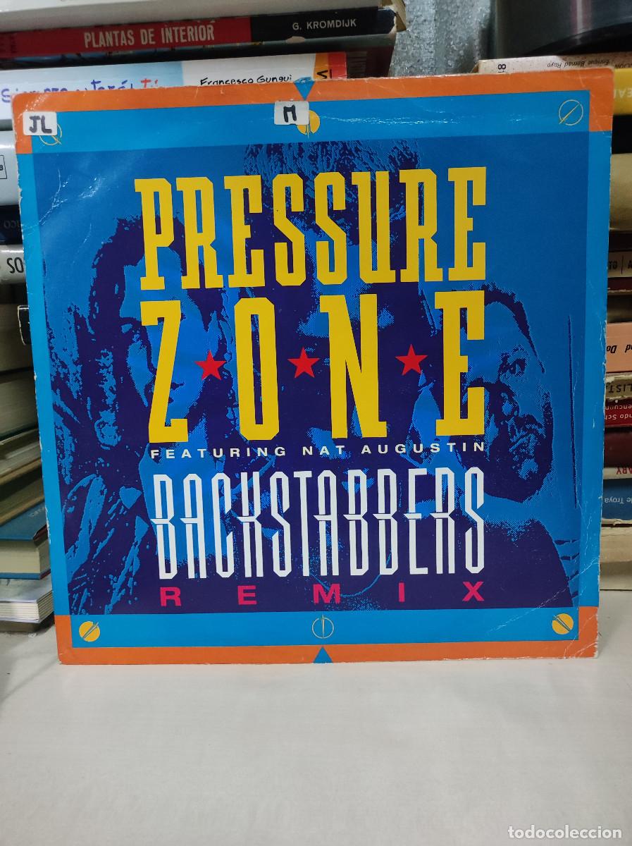Discos de vinilo: Pressure Zone Featuring Nat Augustin &ndash; Backstabbers (Remix) - Foto 1