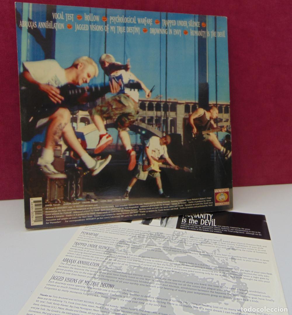 Discos de vinilo: Integrity &ndash; Humanity Is The Devil - MINI LP 10 USA 1996 - Foto 3