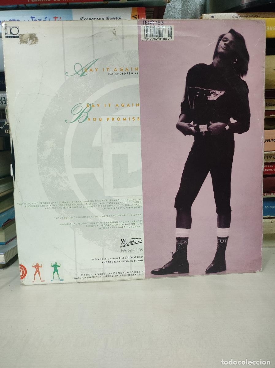 Discos de vinilo: Jermaine Stewart &ndash; Say It Again - Foto 2