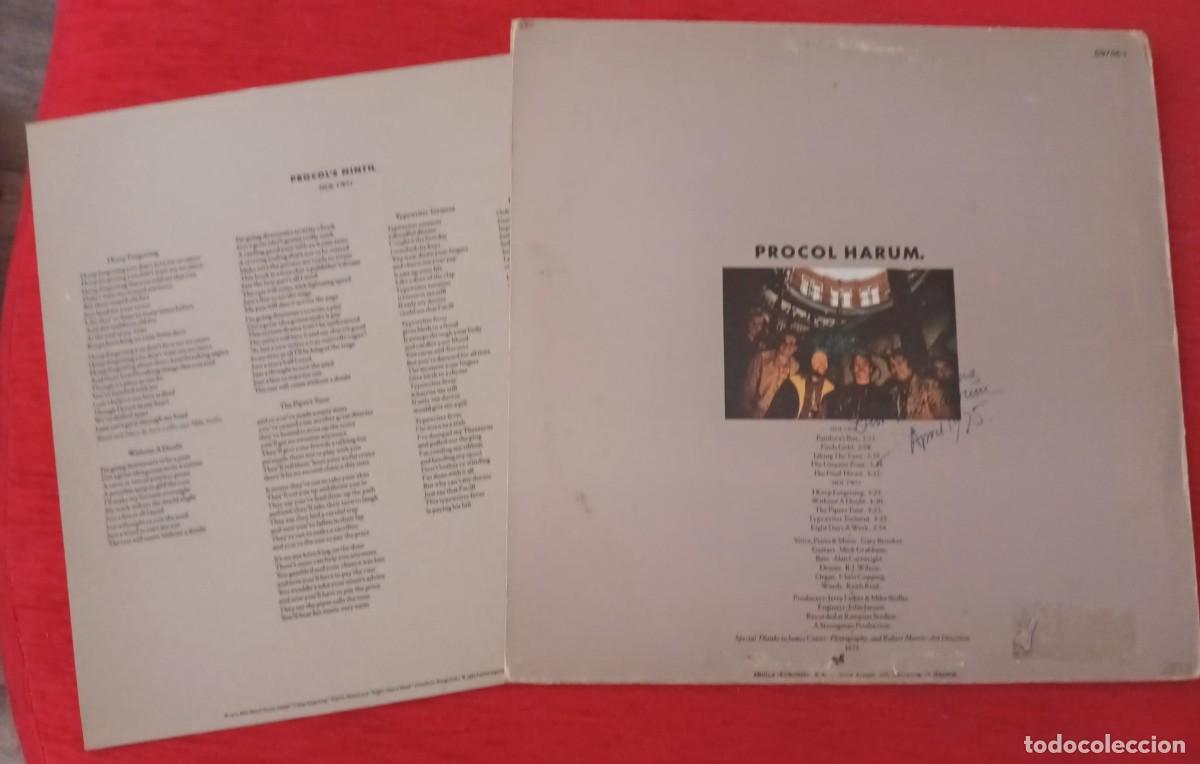 Discos de vinilo: PROCOL HARUM - PROCOL&acute;S NINTH - LP - Foto 3