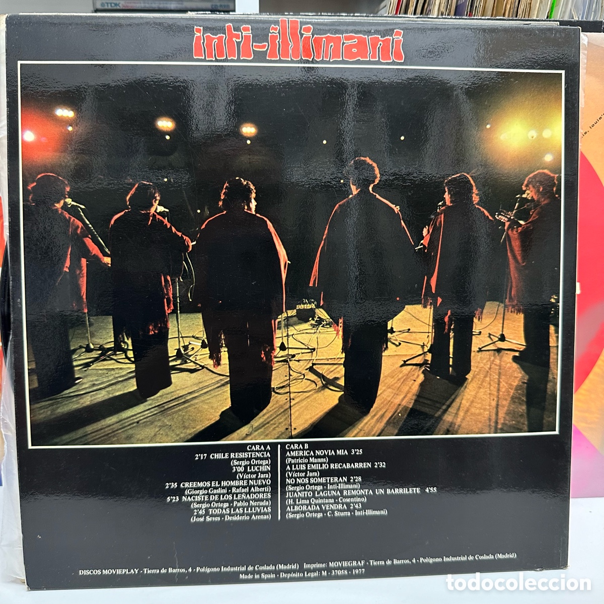 Discos de vinilo: Inti-Illimani - Resistencia (LP) - Foto 4