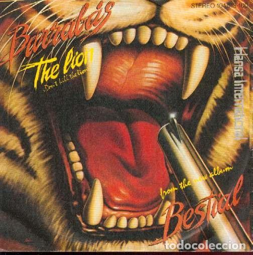 Discos de vinilo: Barabas 45t dont kill the lion (spain 1982) VG++ EX - Foto 1