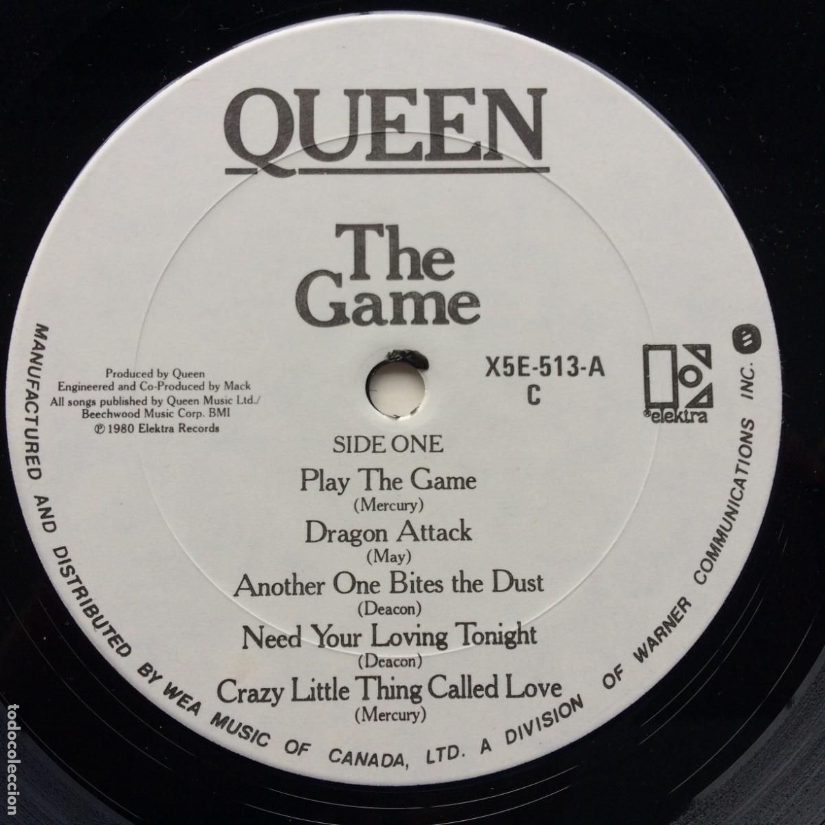 Discos de vinilo: Queen &lrm;&ndash; The Game Canada 1980 Elektra* - Foto 5