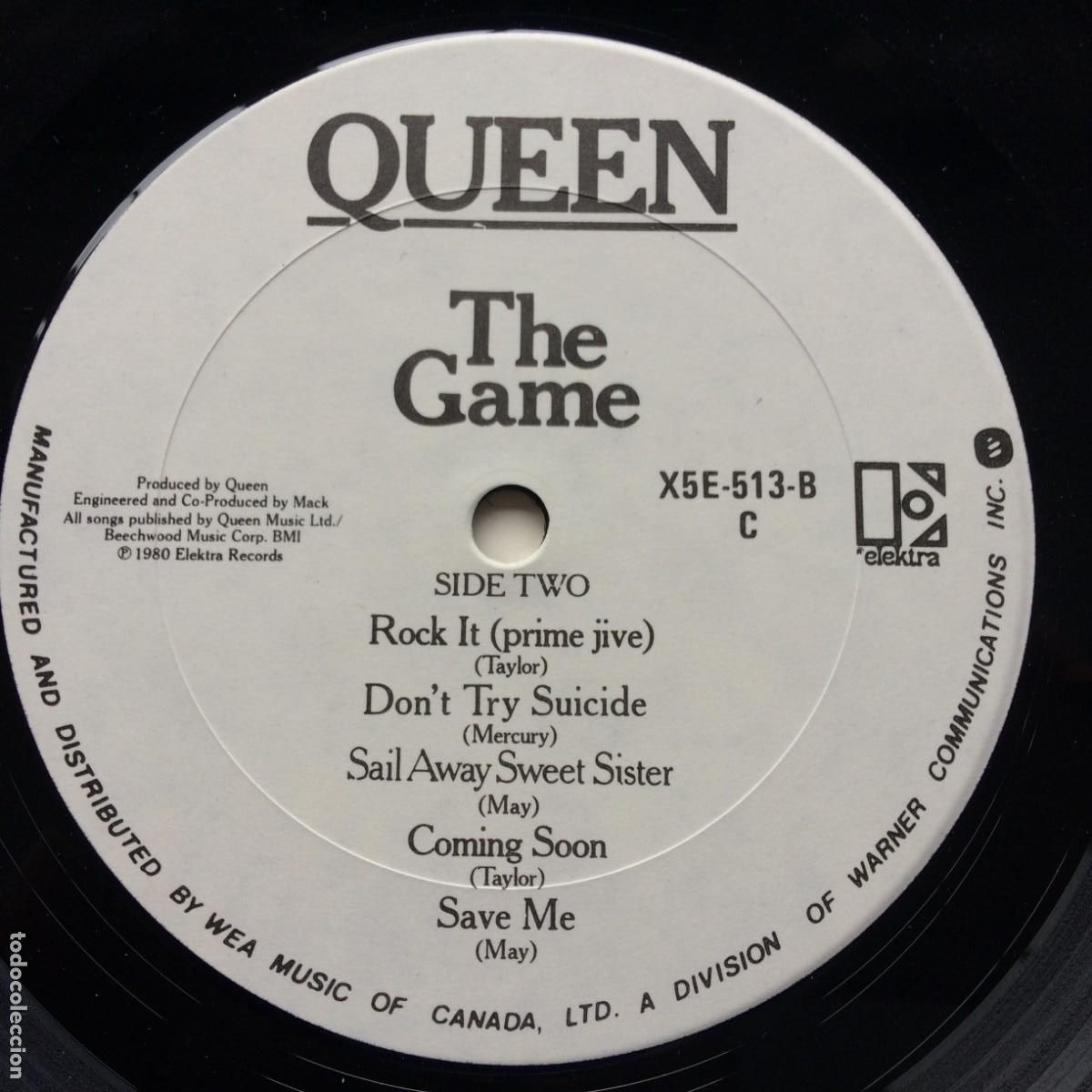 Discos de vinilo: Queen &lrm;&ndash; The Game Canada 1980 Elektra* - Foto 6