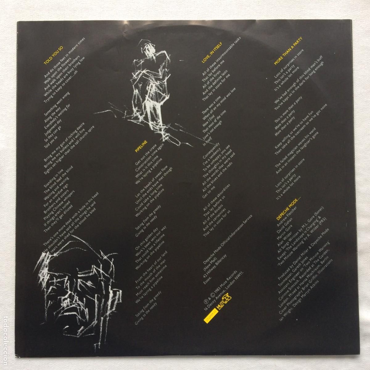 Discos de vinilo: Depeche Mode &lrm;&ndash; Construction Time Again Scandinavia 1983 Mute* - Foto 3