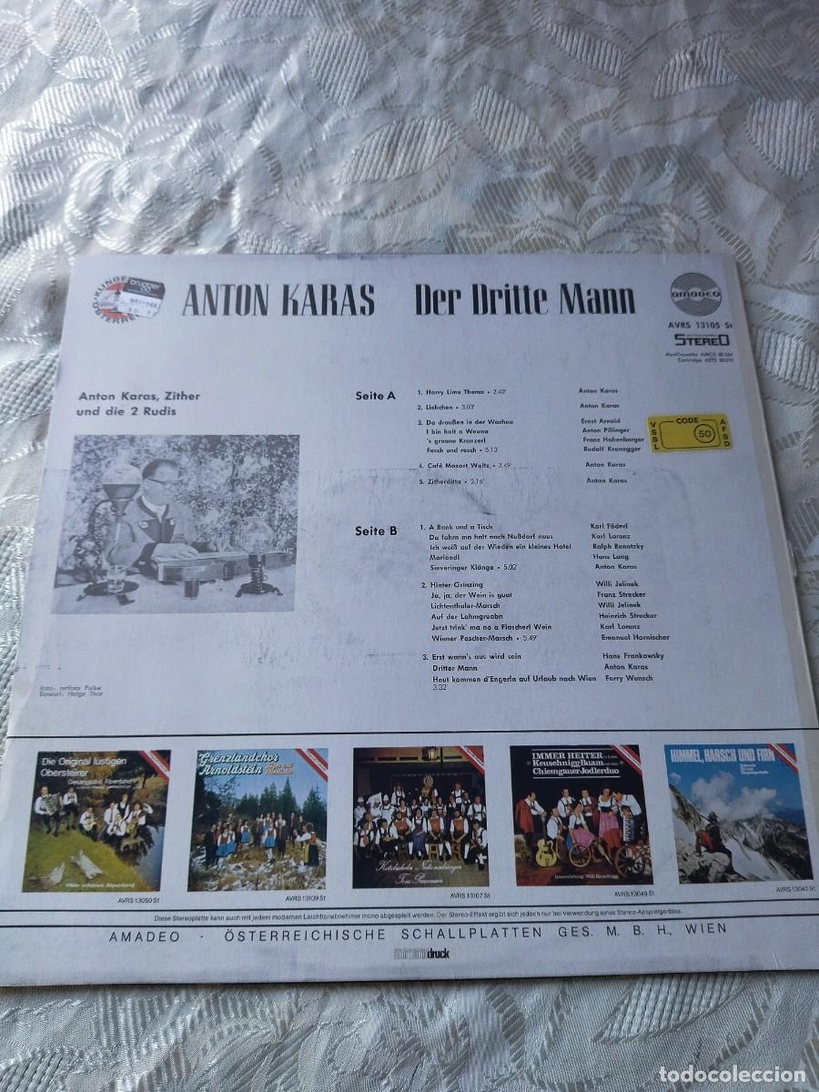 Discos de vinilo: Anton Karas &ndash; Der Dritte Mann - Foto 3