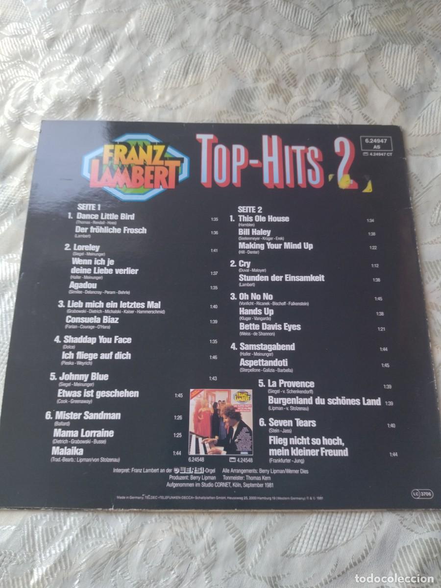 Discos de vinilo: Franz Lambert &ndash; Top-Hits 2, 1981 - Foto 4