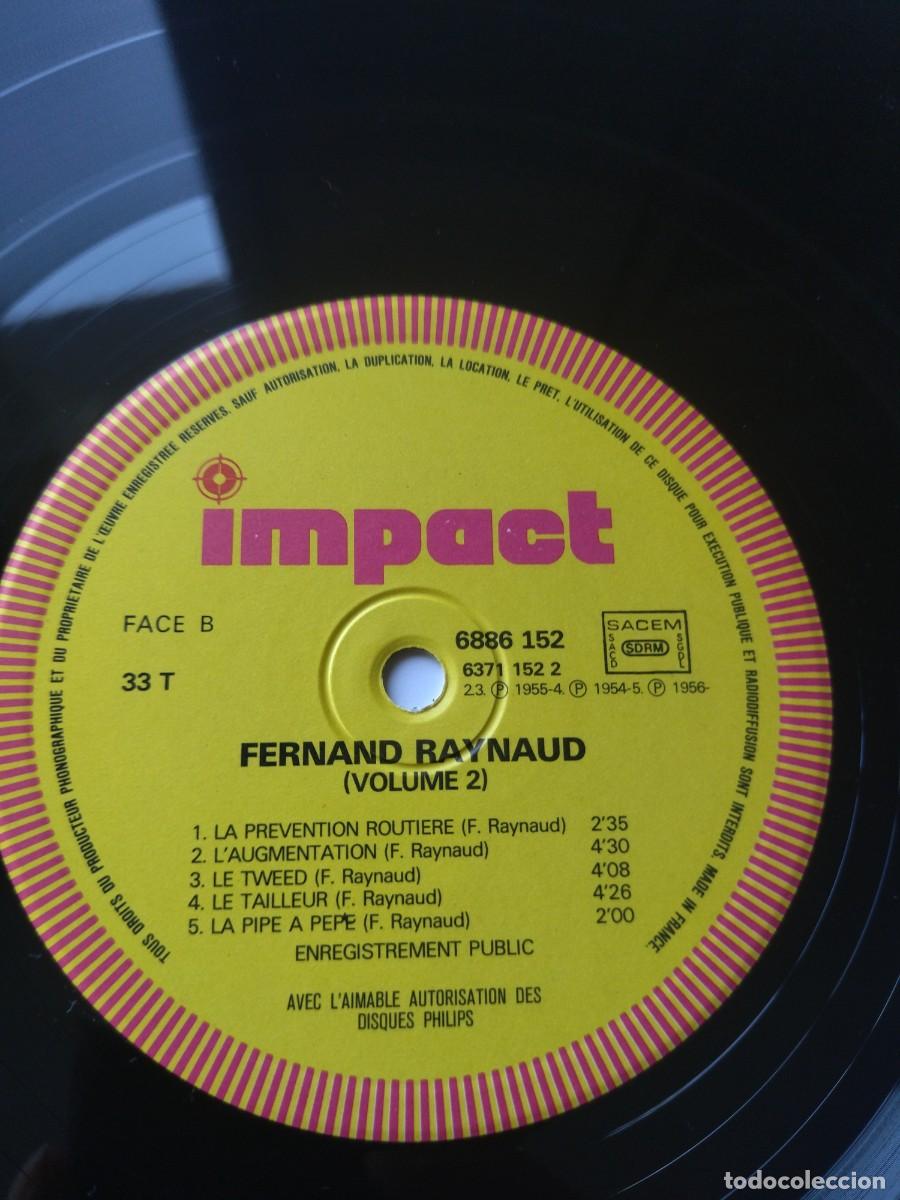 Discos de vinilo: Fernand Raynaud &ndash; Volume 2- comedia. - Foto 5