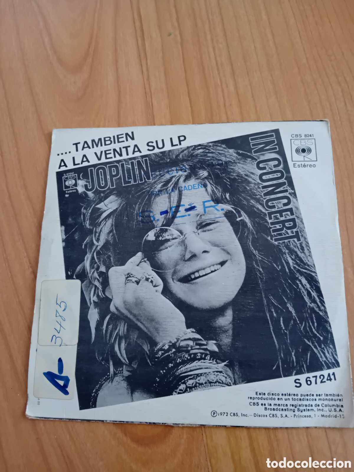 Discos de vinilo: JANIS JOPLIN DENTRO DE MI - Foto 2