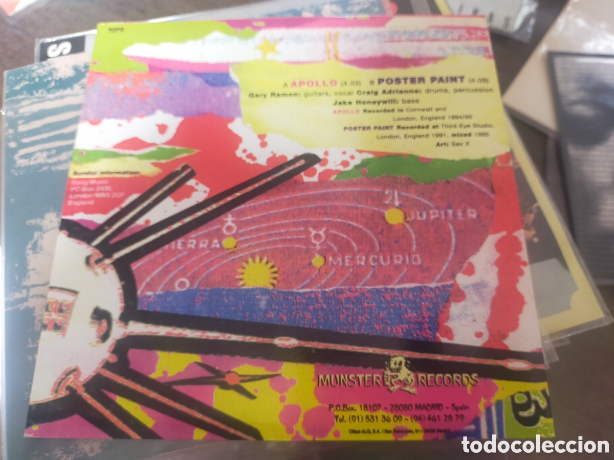 Discos de vinilo: Sundial single apollo Espa&ntilde;a 1995 - Foto 2