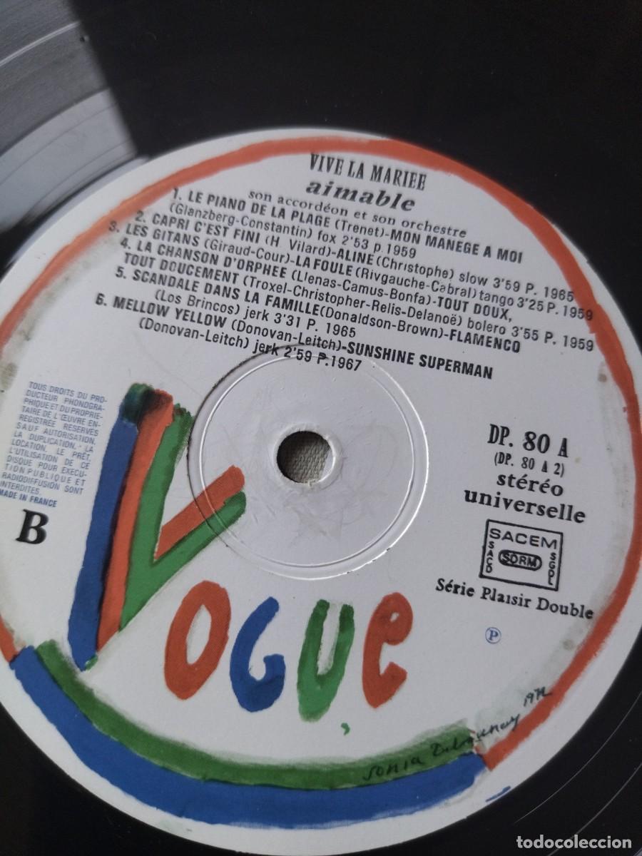 Discos de vinilo: Aimable &ndash; Vive La Mari&eacute;e - Foto 3