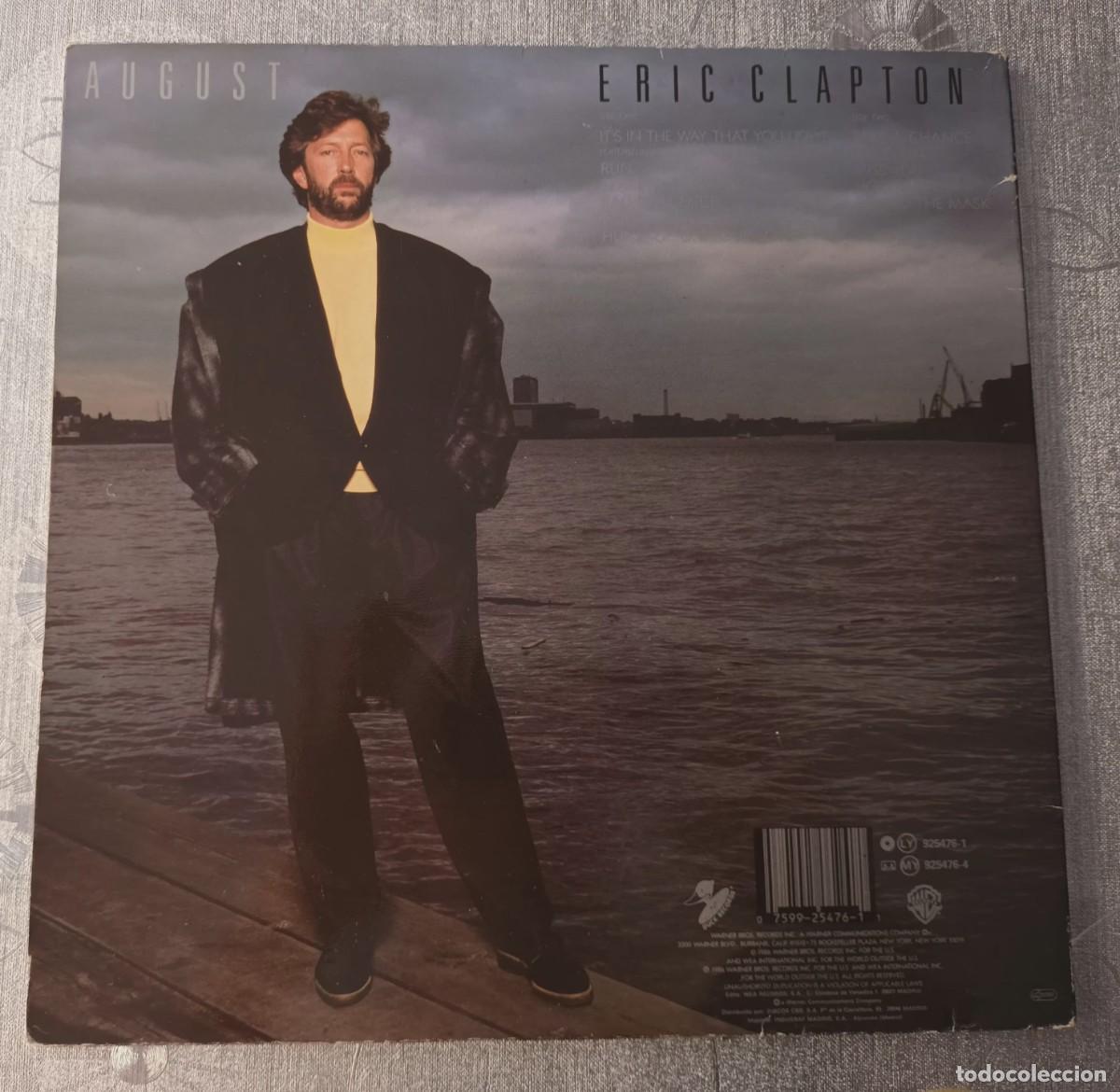 Discos de vinilo: ERIC CLAPTON - AUGUST - LP - Foto 2