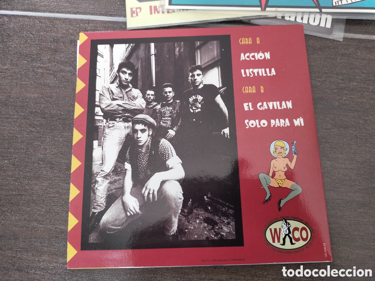 Discos de vinilo: Los cohetes ep acci&oacute;n + 3 1995 - Foto 2
