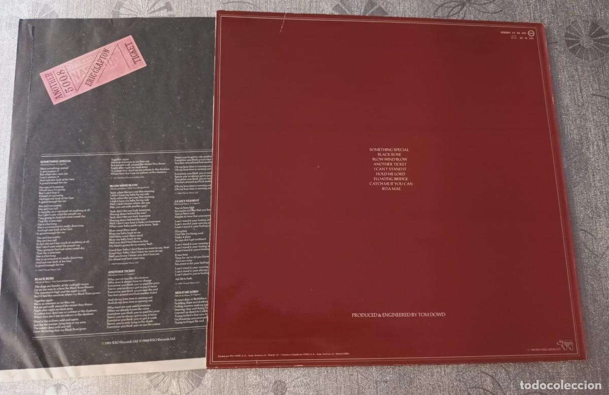 Discos de vinilo: ERIC CLAPTON - ANOTHER TICKET - LP - Foto 2