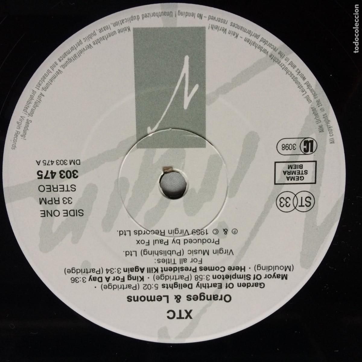 Discos de vinilo: XTC &lrm;&ndash; Oranges & Lemons, 2 LPs, Germany 1989 Virgin* - Foto 7