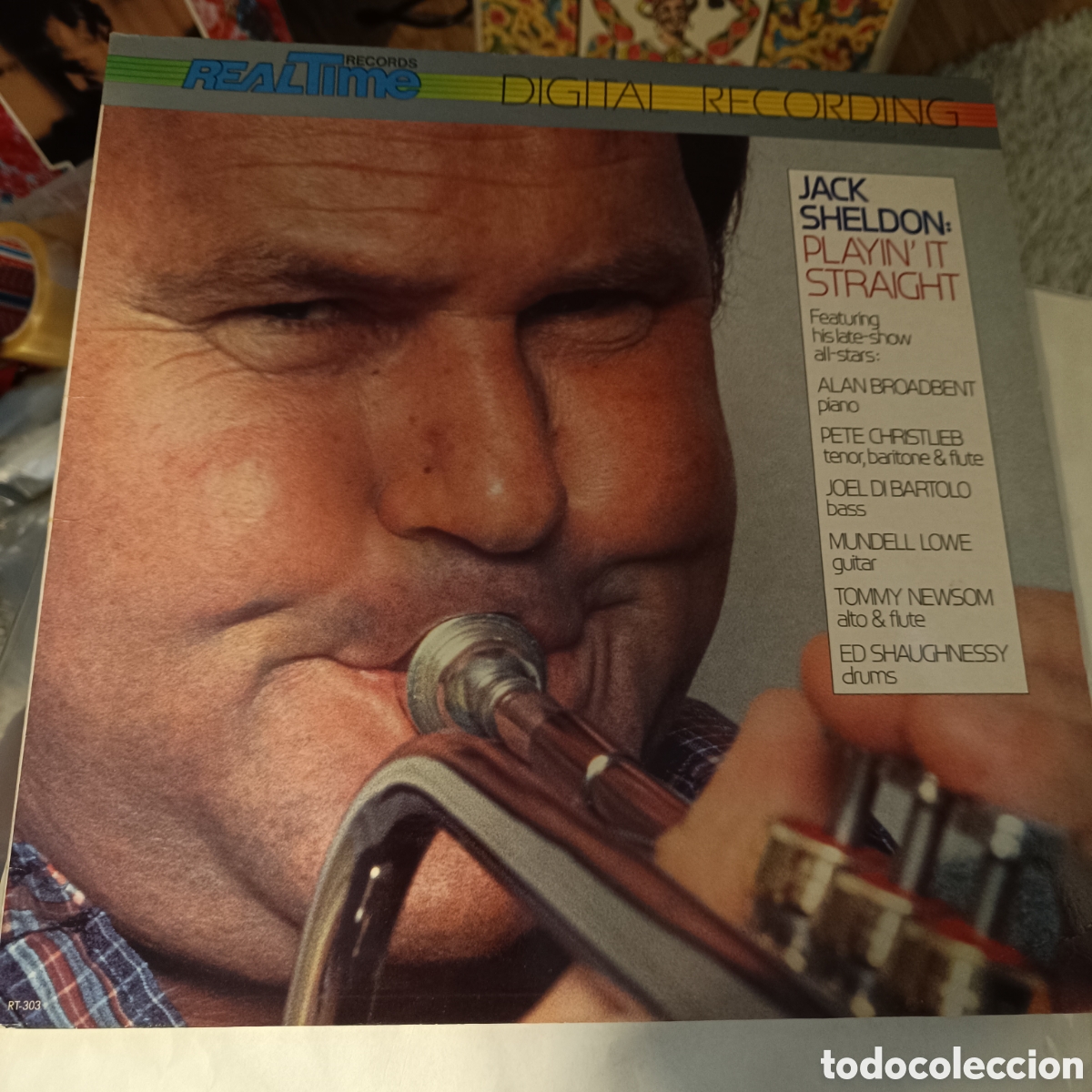 Discos de vinilo: Jack Sheldon &lrm;&ndash; Playin It Straight - Foto 1